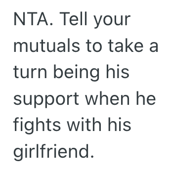 Screenshot 2025 07 10 at 1.45.31 PM Her Male Friend Fights With His Girlfriend And Then Comes To Her For Emotional Support, But She Told Him That Needs To Stop